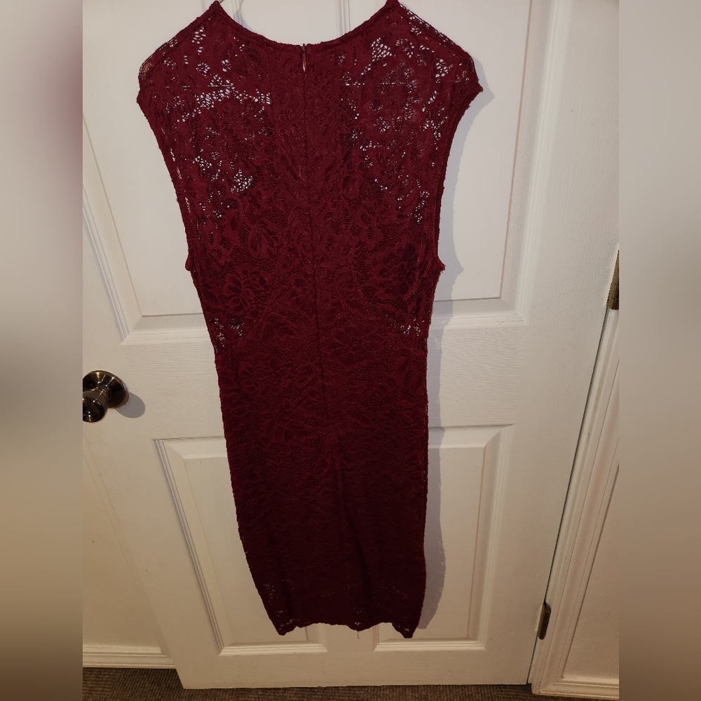 Windsor Burgundy Lace Dress